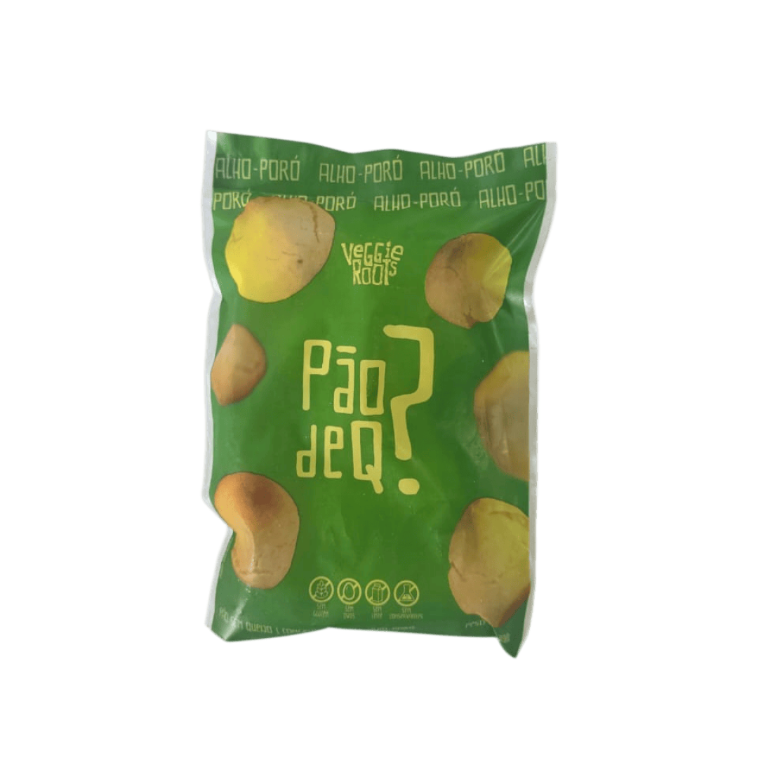 Pão de Queijo Vegano - Alho Poró (300g) - Veggie Roots