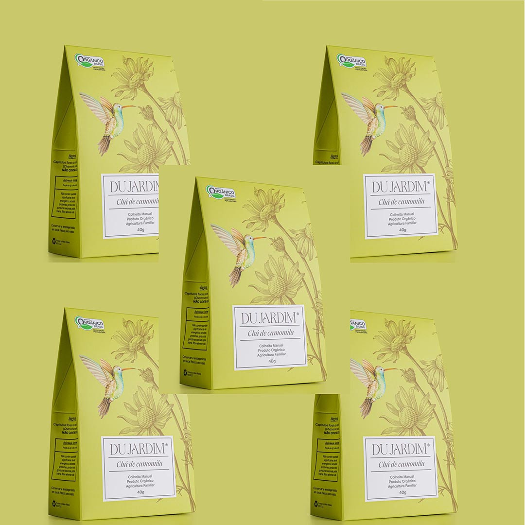Chá de Camomila Orgânico Du Jardim - Caixa com 20un x 20g