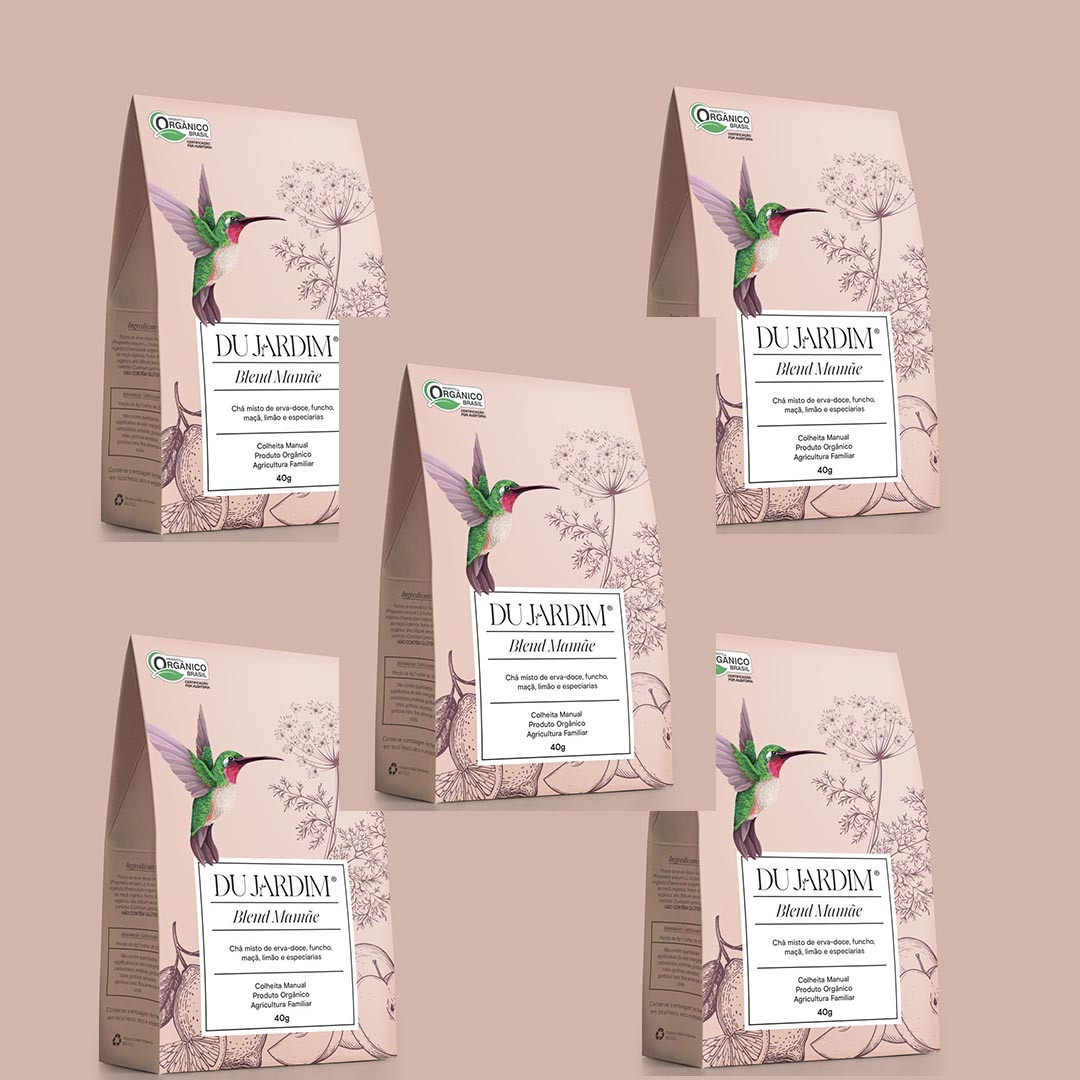 Chá Blend Mamãe Orgânico Du Jardim - Caixa 12un x 40g