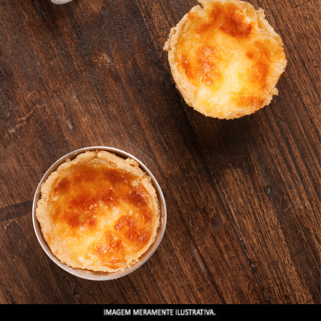 Empada de Queijo Tradicional Litoral Congelados - Cx 6un