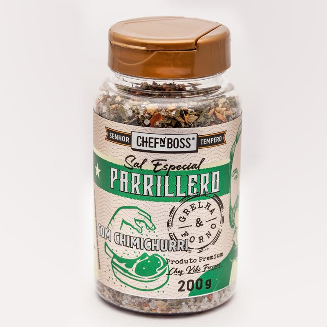 Sal Especial Chef n'boss Parrillero Com Chimichurri - 200g