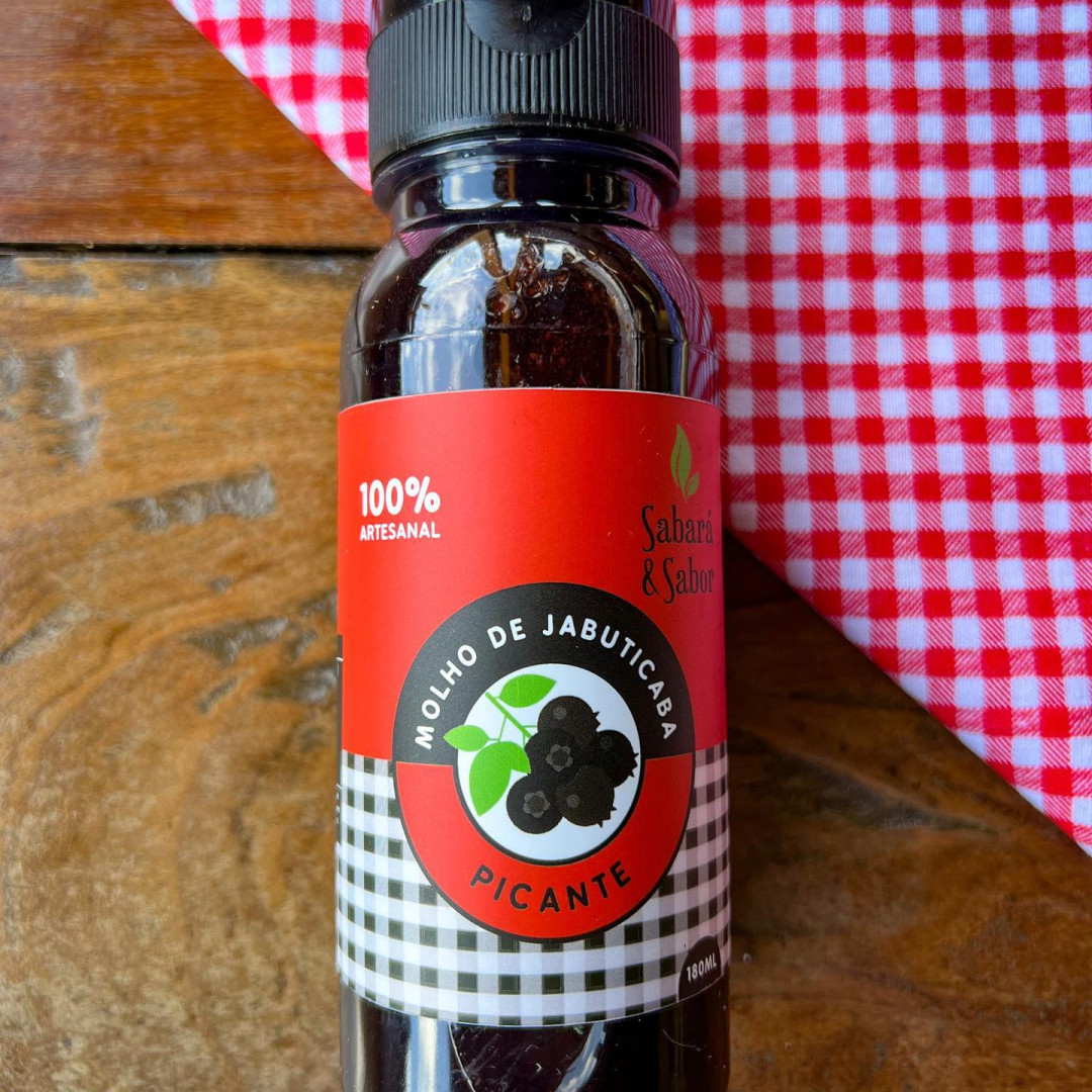 Molho de Jabuticaba Picante Sabará & Sabor - 180 ml