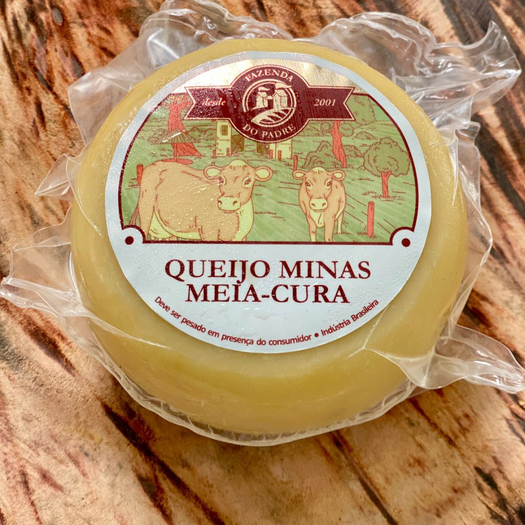 Queijo Minas Meia Cura Baby Fazenda do Padre - Kit 3 pçs