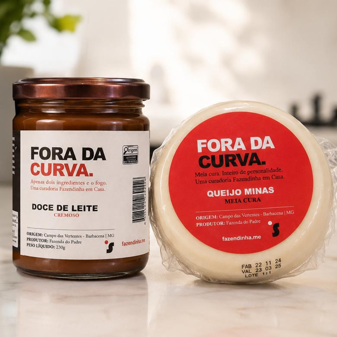 Duo Fora da Curva - Queijo + Doce de Leite