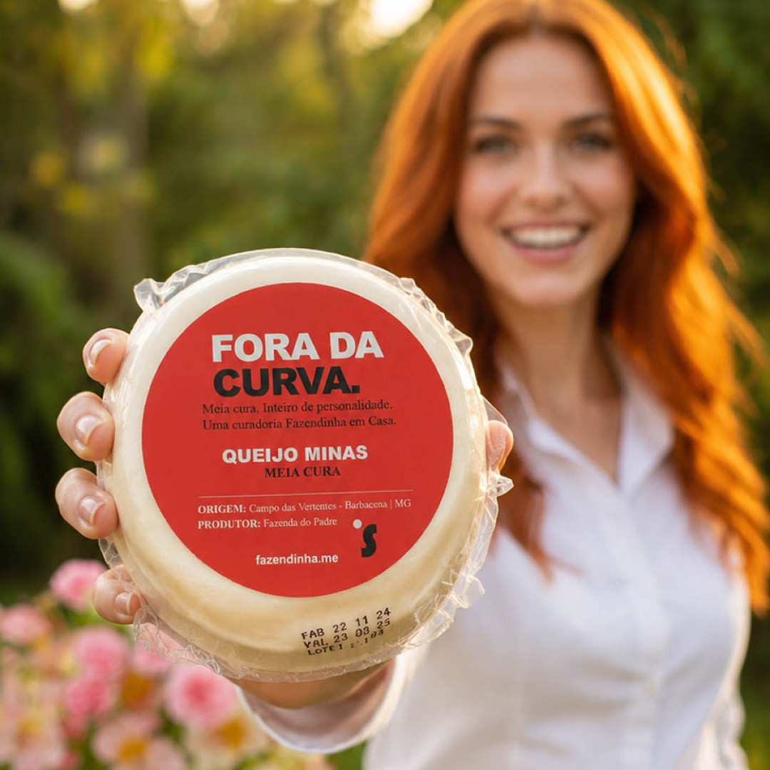 Queijo Minas Meia Cura Fora da Curva - Kit 4 peças