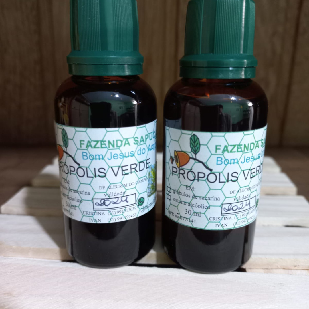 Extrato de Própolis Verde Fazenda Sapucaia